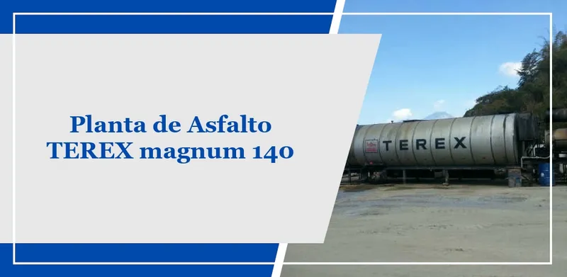 Planta de Asfalto TEREX magnum 140