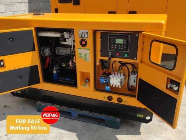 Planta eléctrica a gasoil de 50 KVA