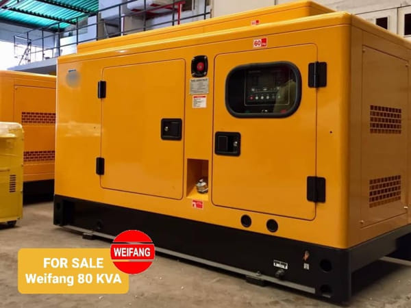 Planta eléctrica a gasoil de 80 KVA
