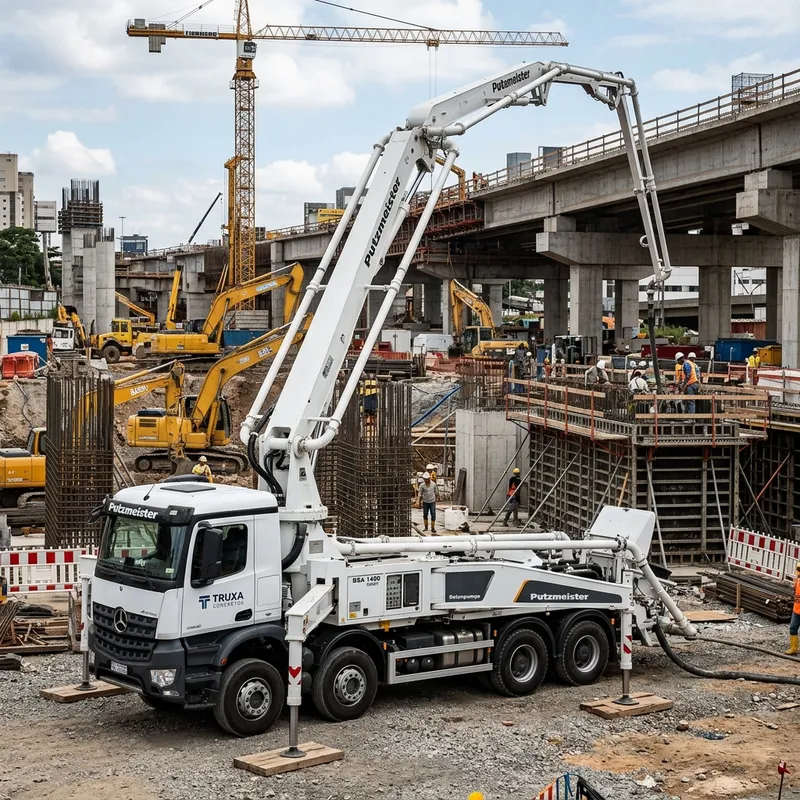 Bombas de Concreto Putzmeister: Ingeniería de Bombeo de Clase Mundial (2026)