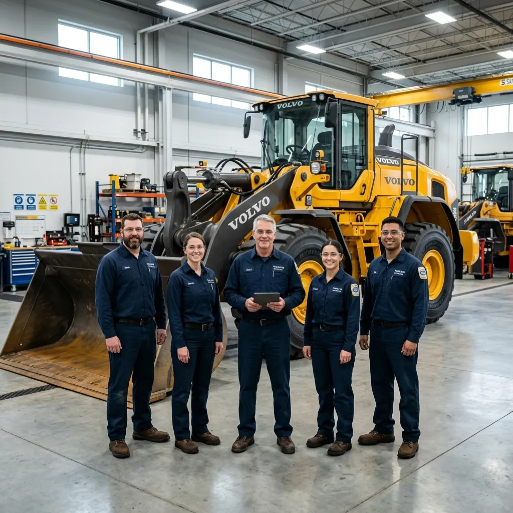Equipo Curagua en Volvo CE